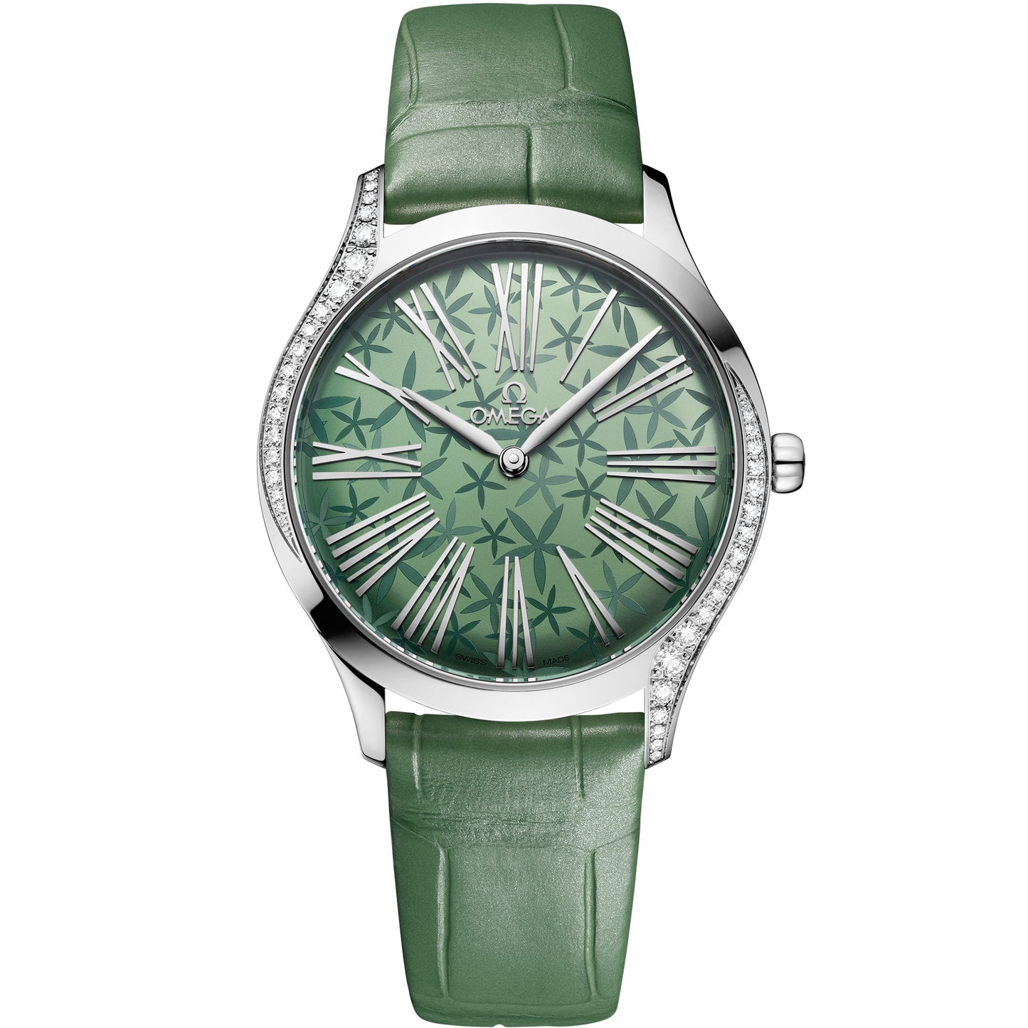 De Ville Trésor 36 mm, steel on alligator - 428.18.36.60.10.002