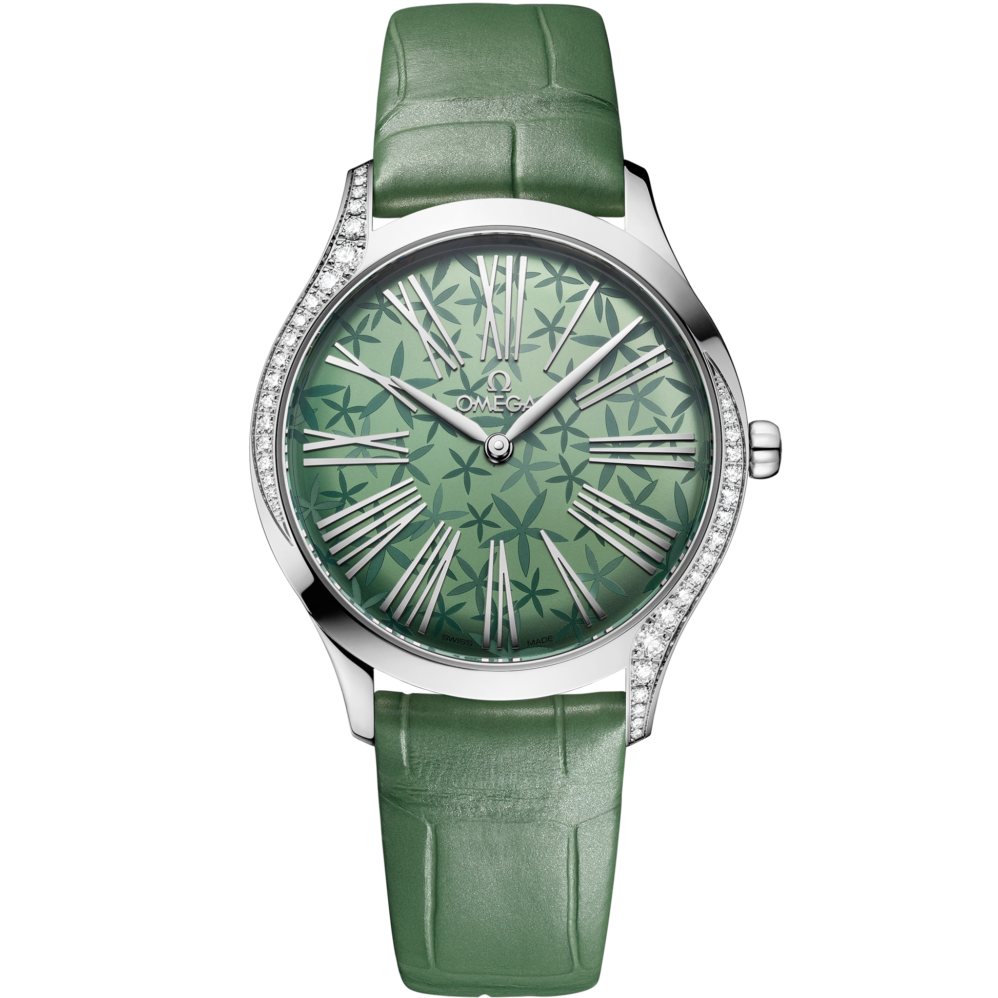 De Ville Trésor 36 mm, steel on alligator - 428.18.36.60.10.002