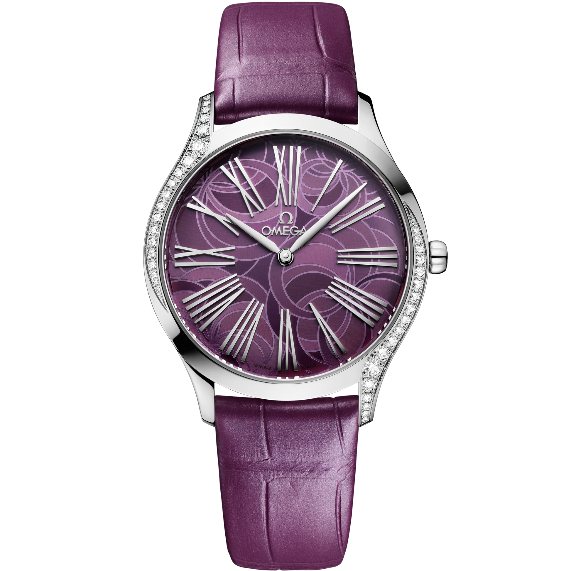 De Ville Trésor 36 mm, steel on alligator - 428.18.36.60.10.003