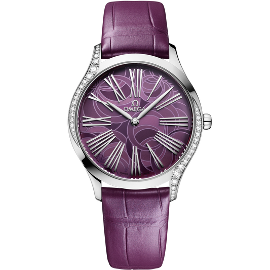 De Ville Trésor 36 mm, steel on alligator - 428.18.36.60.10.003