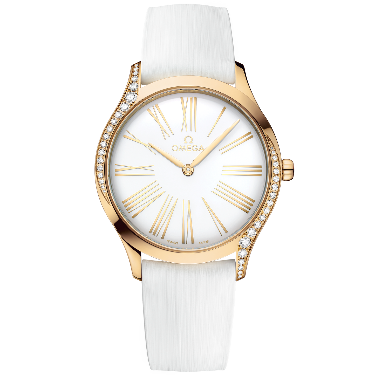 De Ville Trésor 36 mm, Moonshine™ gold on rubber strap - 428.57.36.60.04.001