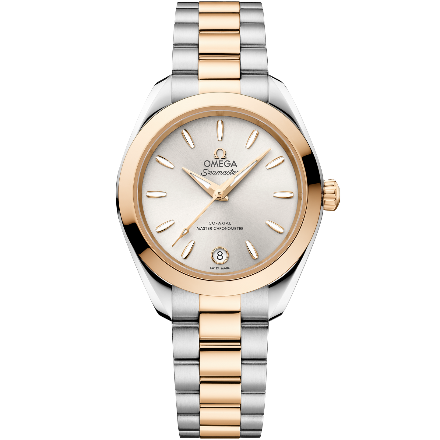 Seamaster Aqua Terra 150M 30 mm, steel - Moonshine™ gold on steel - Moonshine™ gold - 220.20.30.20.02.001