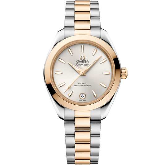 Seamaster Aqua Terra 150M 30 mm, steel - Moonshine™ gold on steel - Moonshine™ gold - 220.20.30.20.02.001