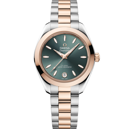 Seamaster Aqua Terra 150M 30 mm, steel - Sedna™ gold on steel - Sedna™ gold - 220.20.30.20.10.002
