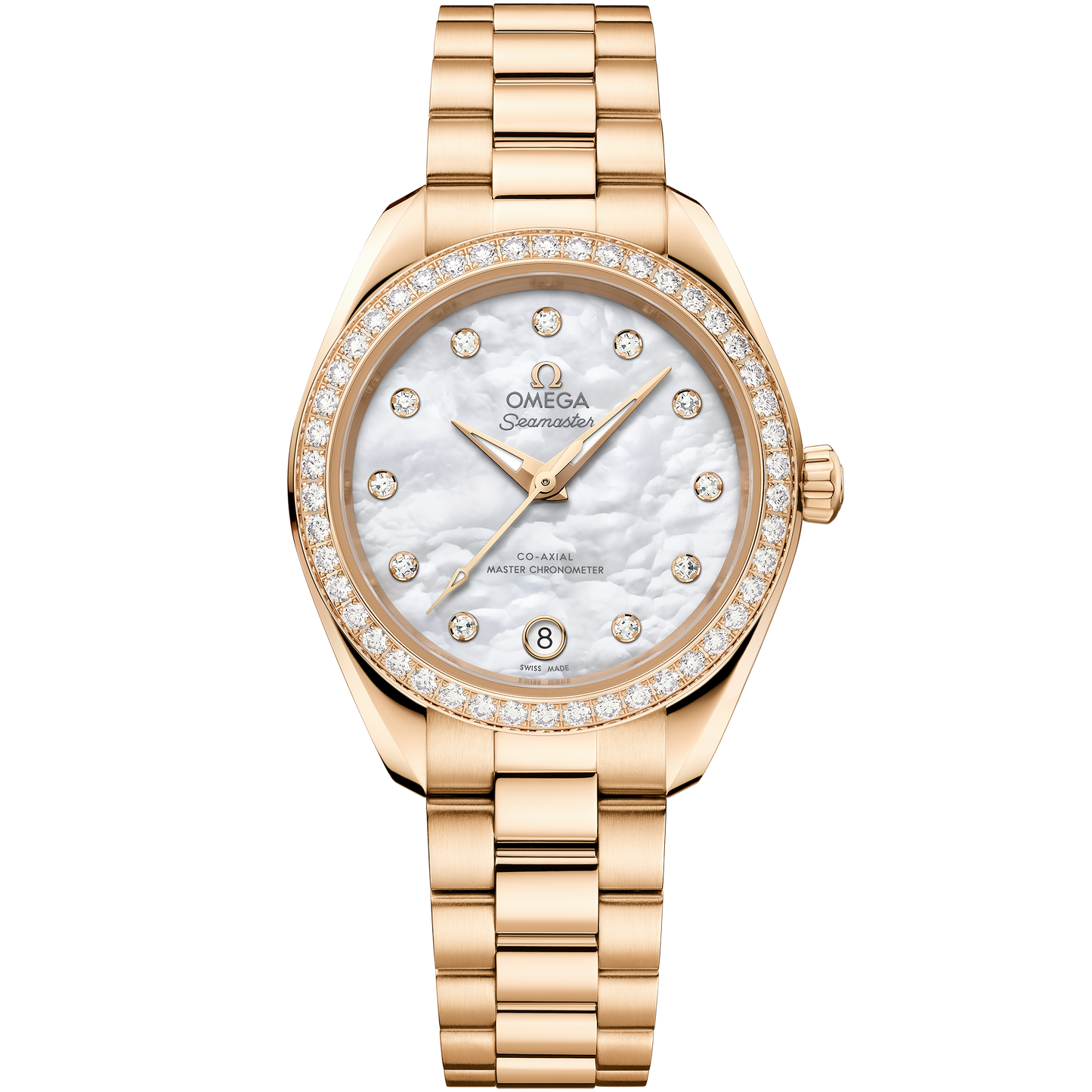 Seamaster Aqua Terra 150M 30 mm, Moonshine™ gold on Moonshine™ gold - 220.55.30.20.55.001