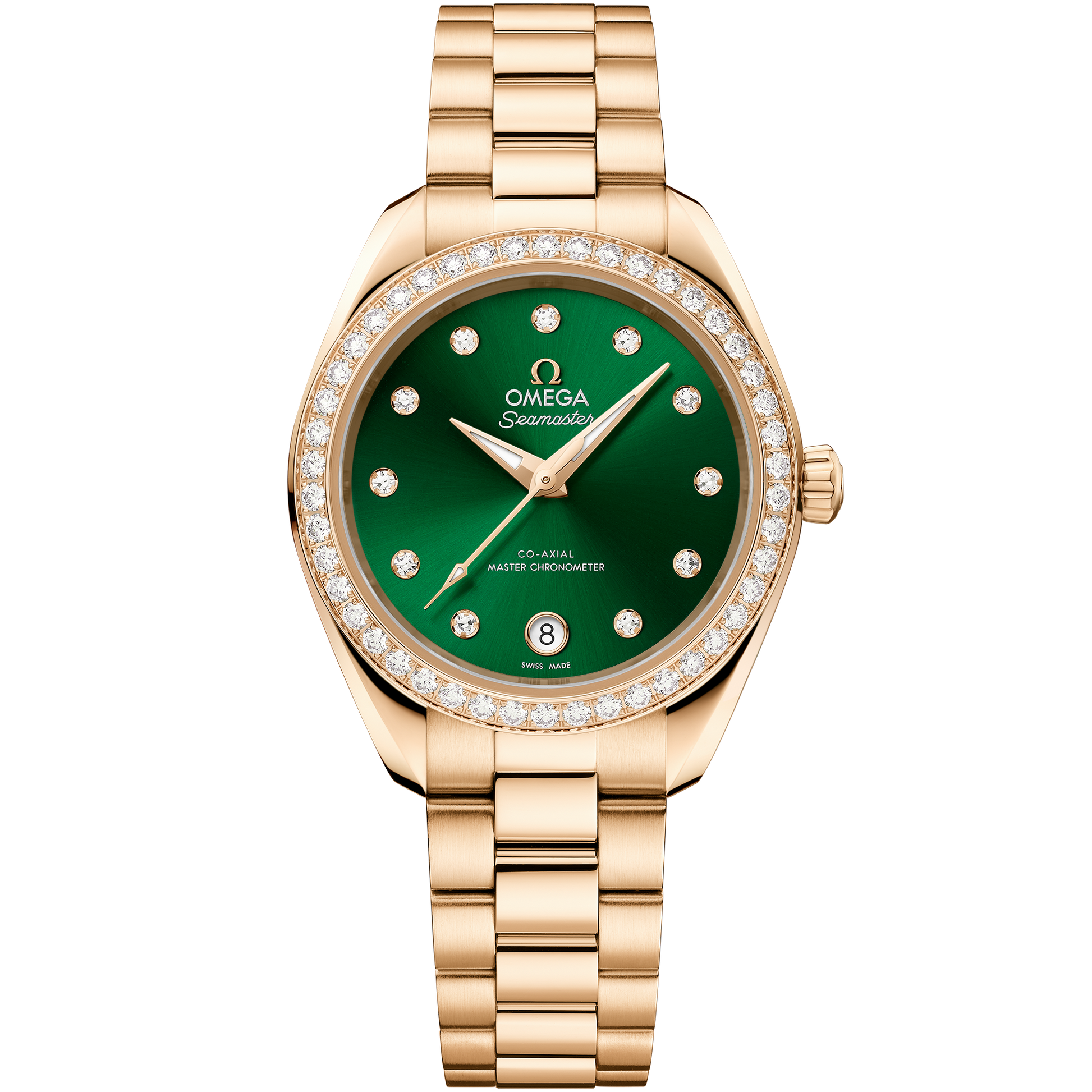 Seamaster Aqua Terra 150M 30 mm, Moonshine™ gold on Moonshine™ gold - 220.55.30.20.60.001