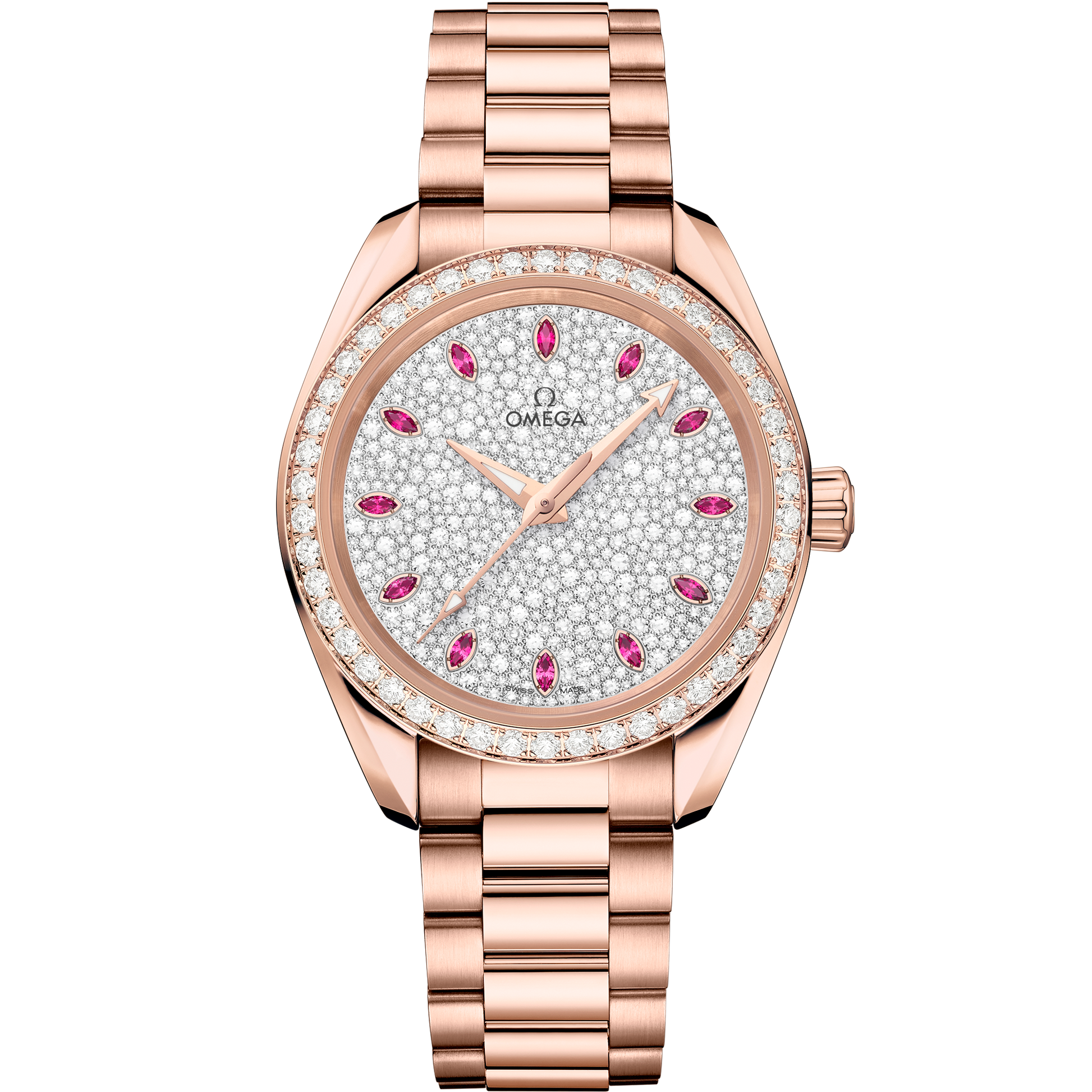 Seamaster Aqua Terra 150M 34 mm, Sedna™ gold on Sedna™ gold - 220.55.34.20.99.007