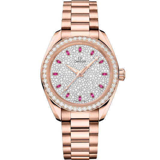Seamaster Aqua Terra 150M 34 mm, Sedna™ gold on Sedna™ gold - 220.55.34.20.99.007