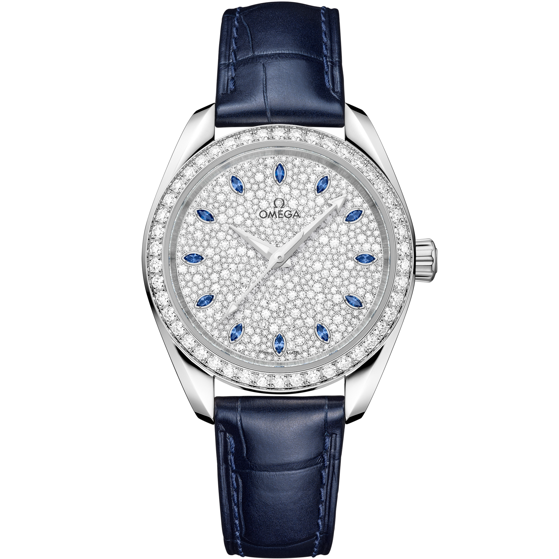Seamaster Aqua Terra 150M 34 mm, Canopus Gold™ on alligator - 220.58.34.20.99.007