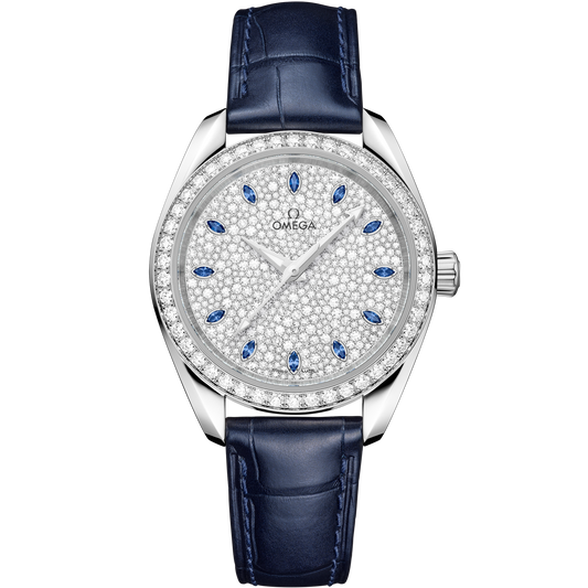 Seamaster Aqua Terra 150M 34 mm, Canopus Gold™ on alligator - 220.58.34.20.99.007
