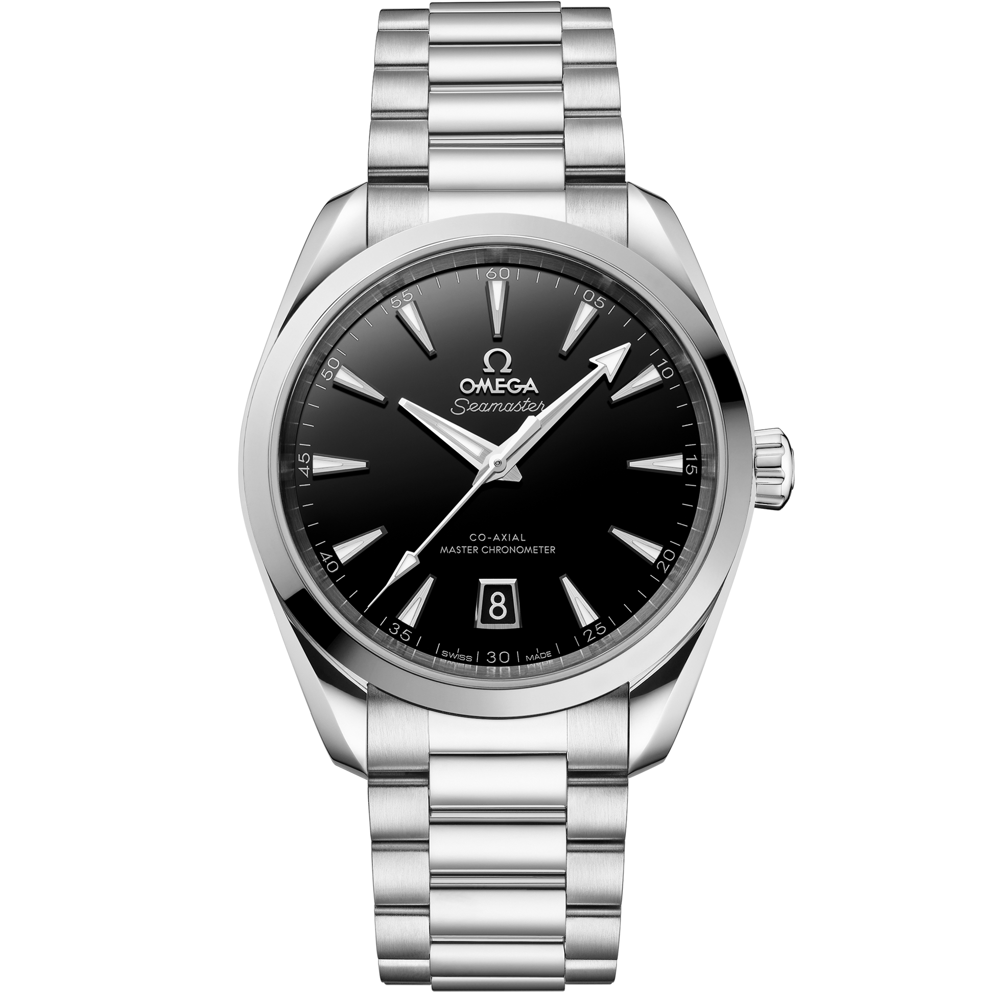 Seamaster Aqua Terra 150M 38 mm, steel on steel - 220.10.38.20.01.004