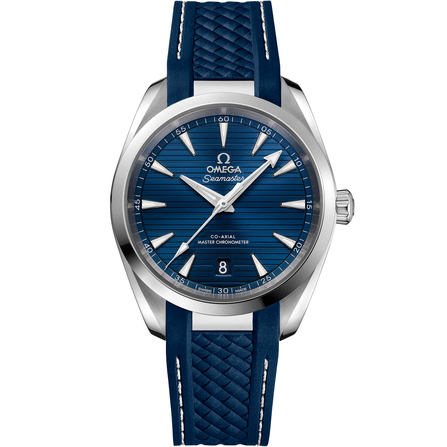 Seamaster Aqua Terra 150M 38 mm, steel on rubber strap - 220.12.38.20.03.001