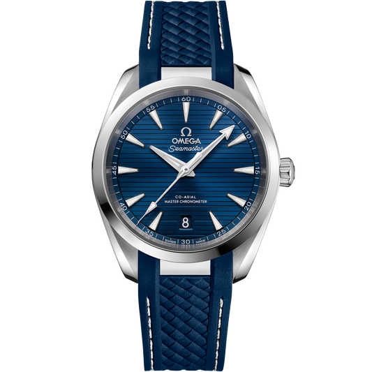 Seamaster Aqua Terra 150M 38 mm, steel on rubber strap - 220.12.38.20.03.001