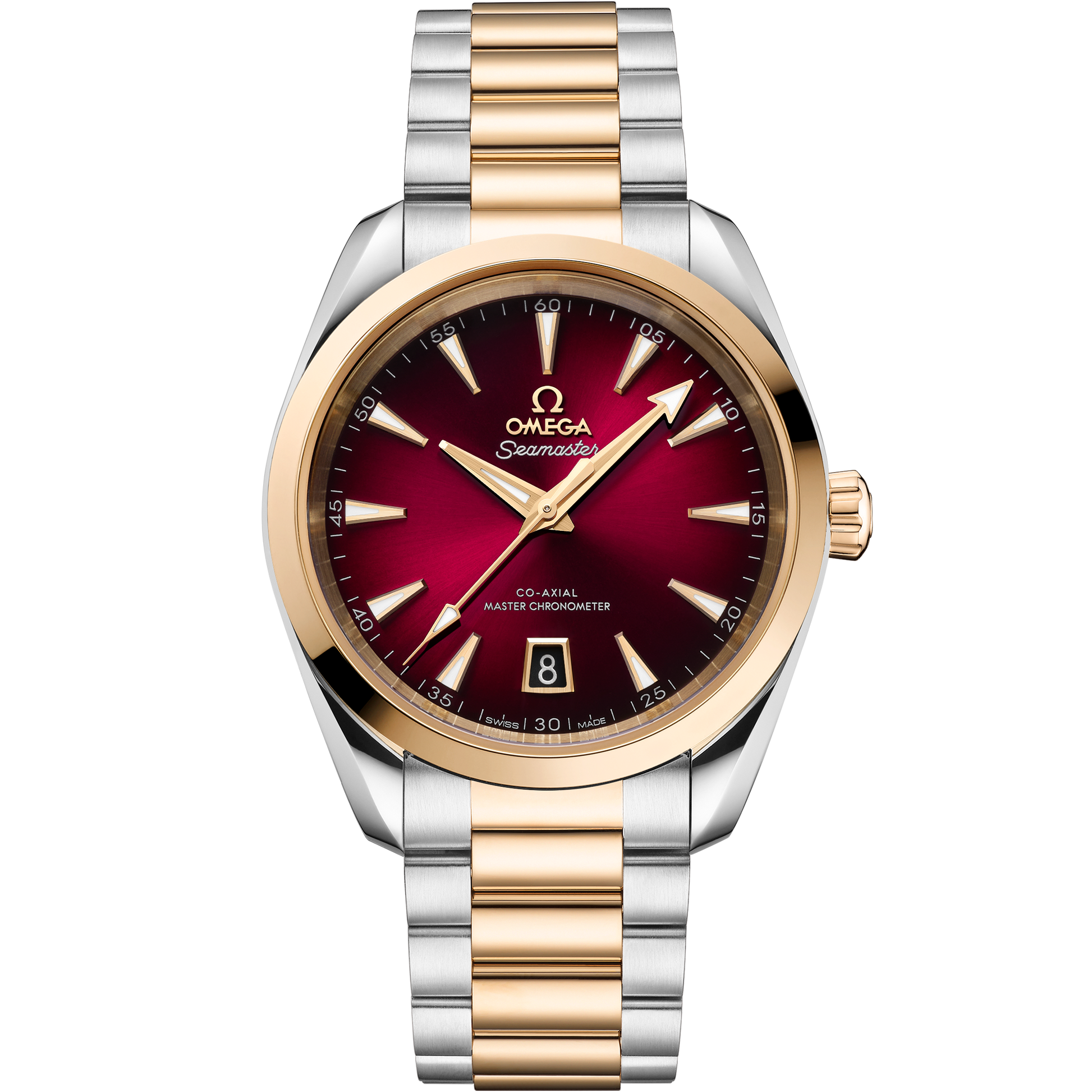 Seamaster Aqua Terra 150M 38 mm, steel - Moonshine™ gold on steel - Moonshine™ gold - 220.20.38.20.10.002