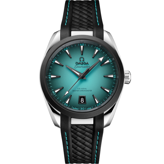 Seamaster Aqua Terra 150M 38 mm, steel on rubber strap - 220.32.38.20.03.001