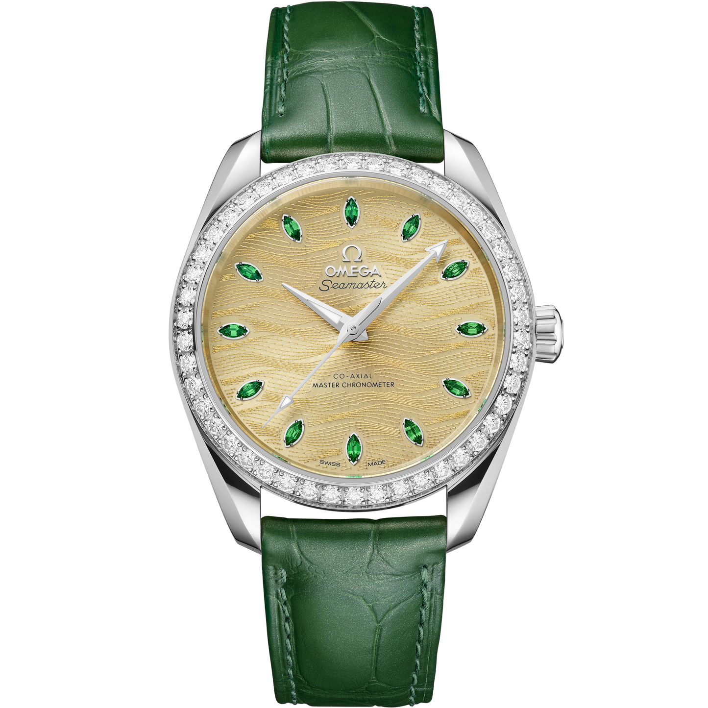 Seamaster Aqua Terra 150M 38 mm, Canopus Gold™ on alligator - 220.58.38.20.99.008