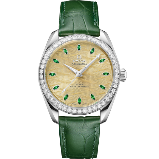 Seamaster Aqua Terra 150M 38 mm, Canopus Gold™ on alligator - 220.58.38.20.99.008