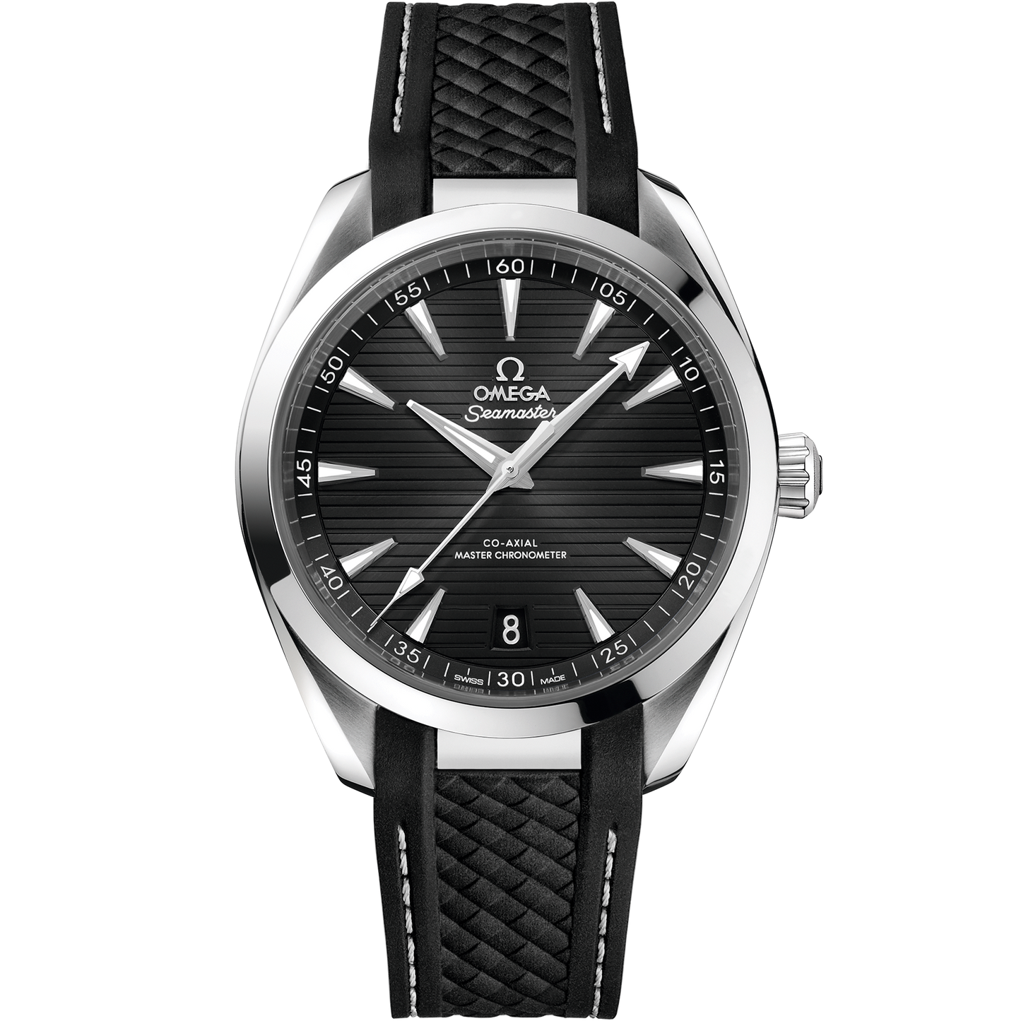 Seamaster Aqua Terra 150M 41 mm, steel on rubber strap - 220.12.41.21.01.001