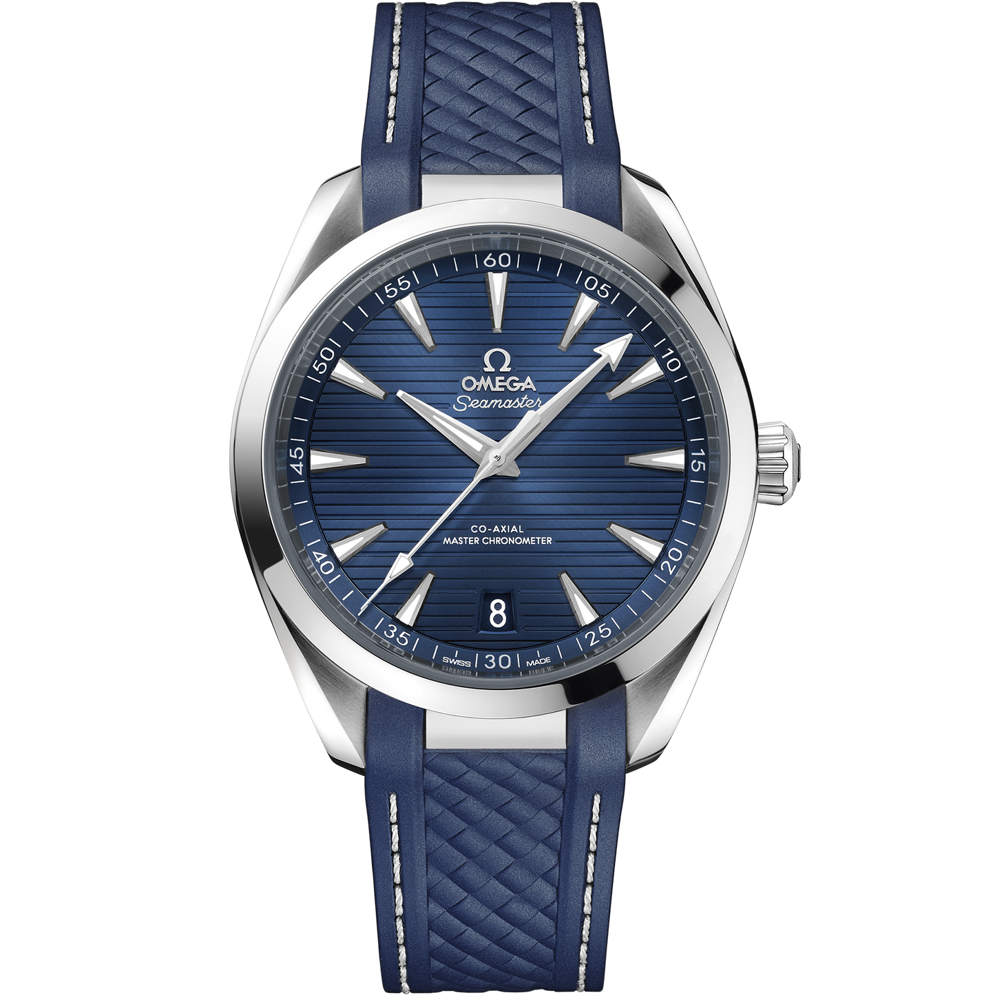 Seamaster Aqua Terra 150M 41 mm, steel on rubber strap - 220.12.41.21.03.007