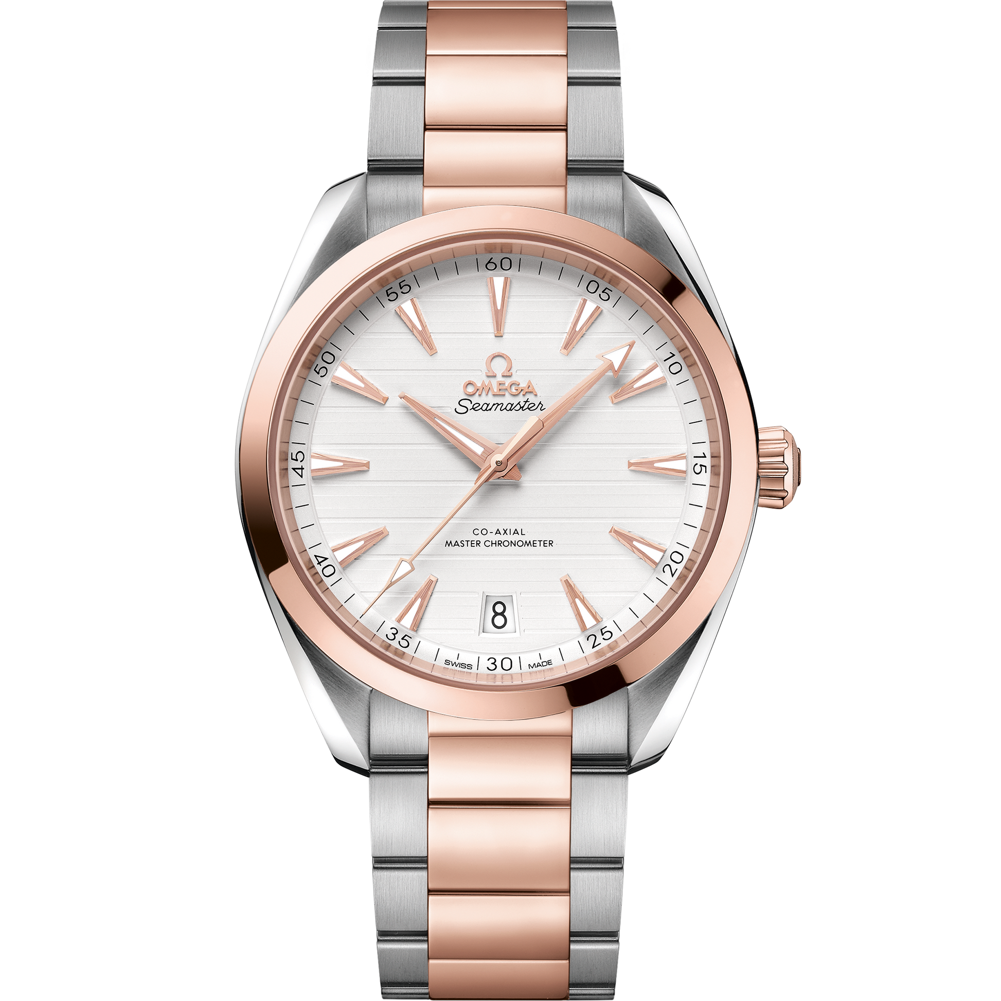 Seamaster Aqua Terra 150M 41 mm, steel - Sedna™ gold on steel - Sedna™ gold - 220.20.41.21.02.001