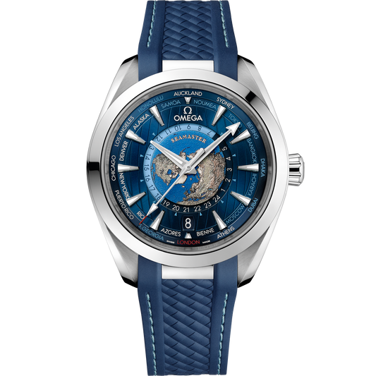 Seamaster Aqua Terra 150M 43 mm, steel on rubber strap - 220.12.43.22.03.001