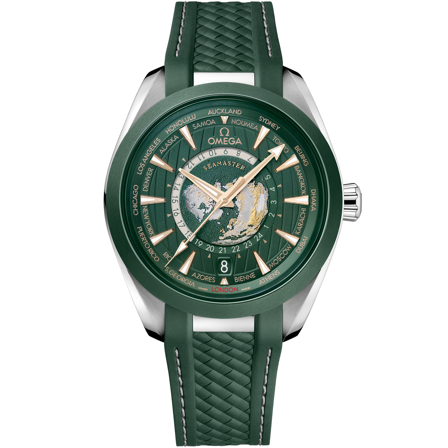 Seamaster Aqua Terra 150M 43 mm, steel on rubber strap - 220.32.43.22.10.001