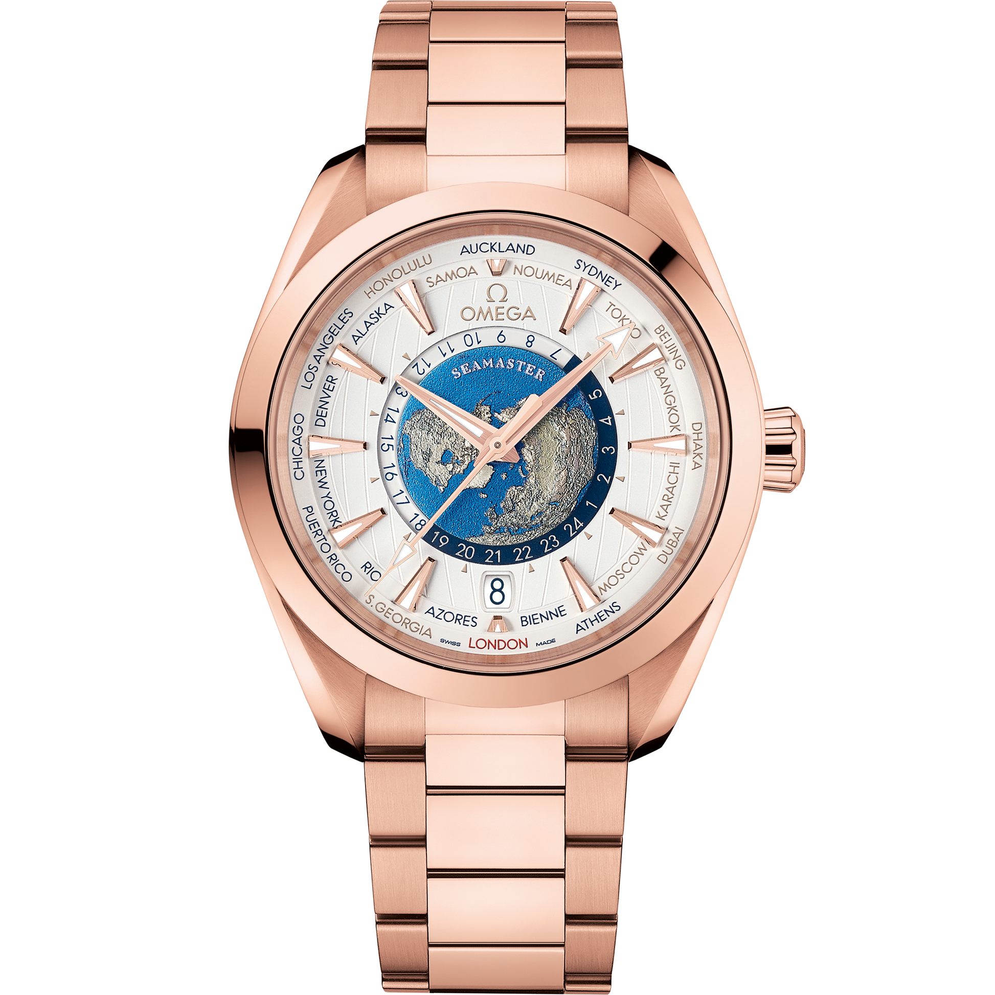 Seamaster Aqua Terra 150M 43 mm, Sedna™ gold on Sedna™ gold - 220.50.43.22.02.001