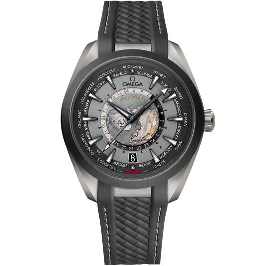 Seamaster Aqua Terra 150M 43 mm, titanium on rubber strap - 220.92.43.22.99.001