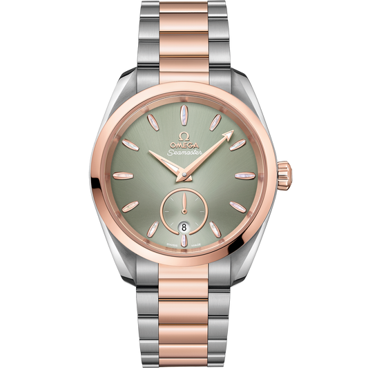 Seamaster Aqua Terra 150M 38 mm, steel - Sedna™ gold on steel - Sedna™ gold - 220.20.38.20.10.001
