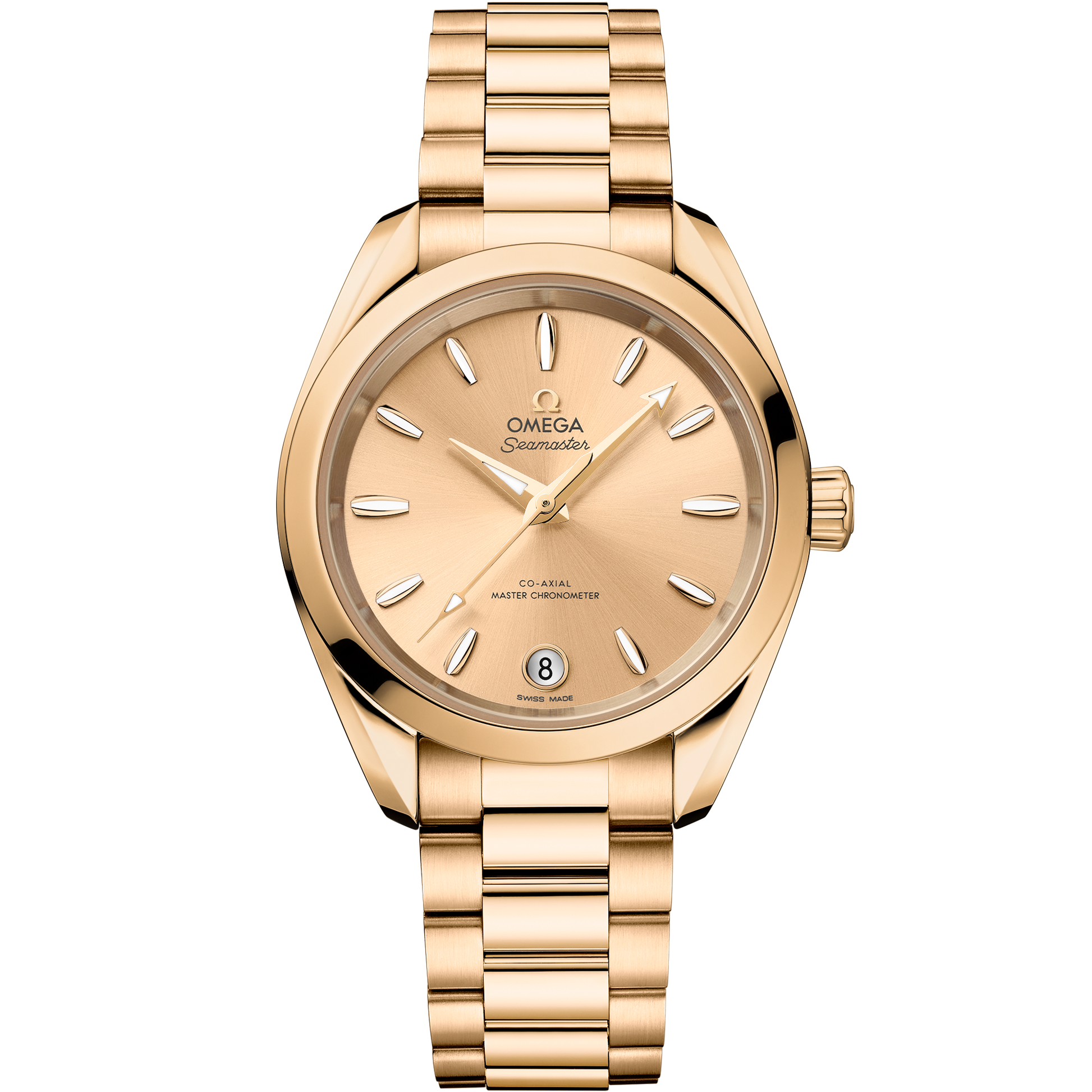 Seamaster Aqua Terra Shades 34 mm, Moonshine™ gold on Moonshine™ gold - 220.50.34.20.08.001