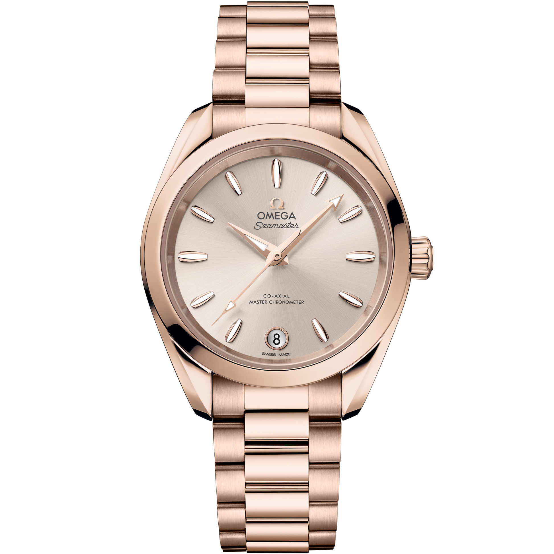 Seamaster Aqua Terra Shades 34 mm, Sedna™ gold on Sedna™ gold - 220.50.34.20.09.001