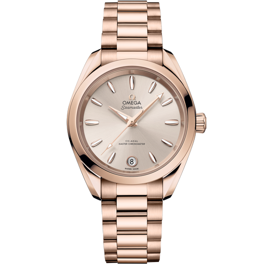 Seamaster Aqua Terra Shades 34 mm, Sedna™ gold on Sedna™ gold - 220.50.34.20.09.001