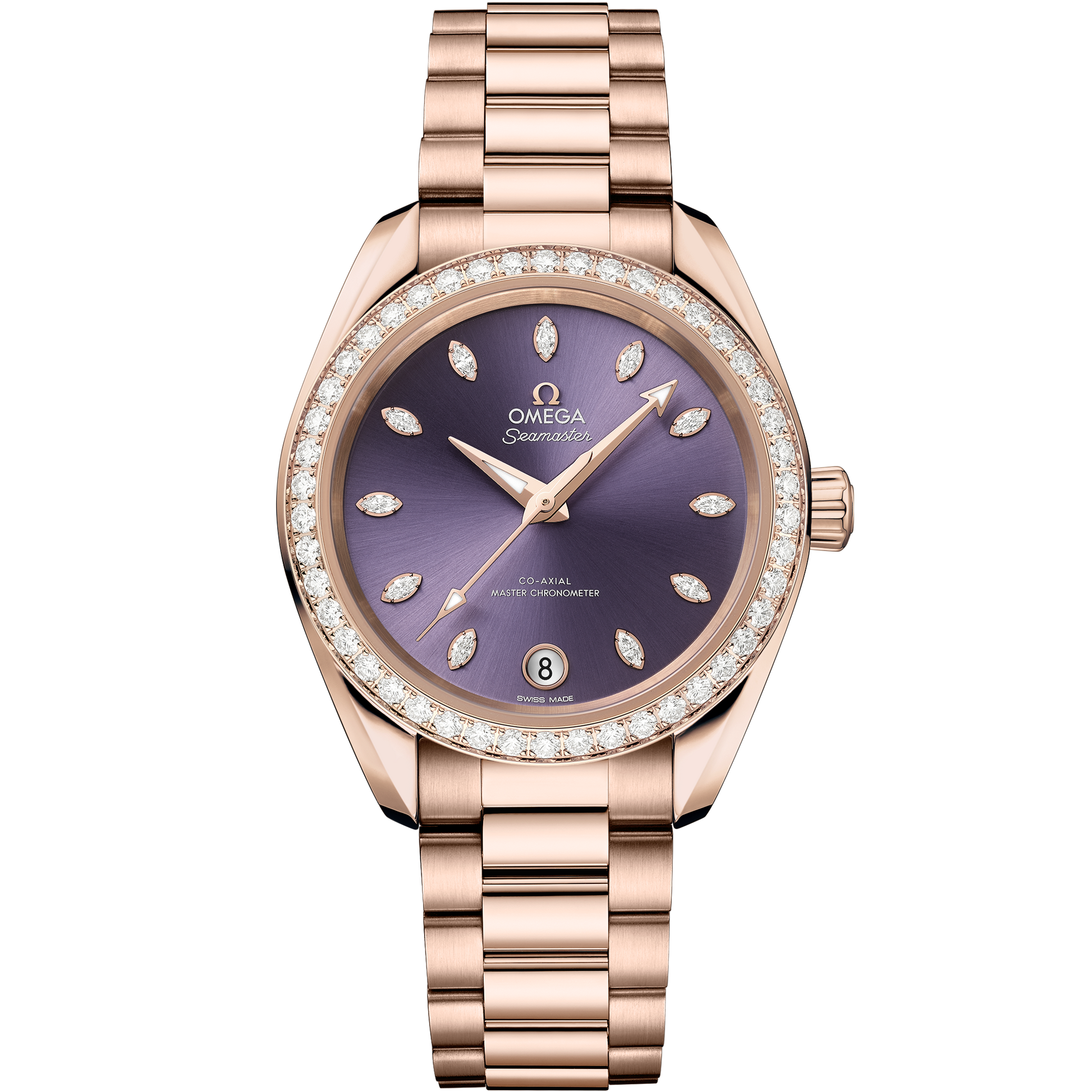 Seamaster Aqua Terra Shades 34 mm, Sedna™ gold on Sedna™ gold - 220.55.34.20.60.001