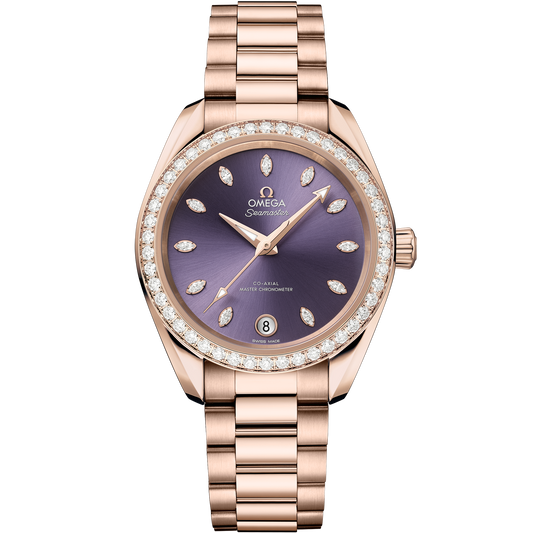 Seamaster Aqua Terra Shades 34 mm, Sedna™ gold on Sedna™ gold - 220.55.34.20.60.001