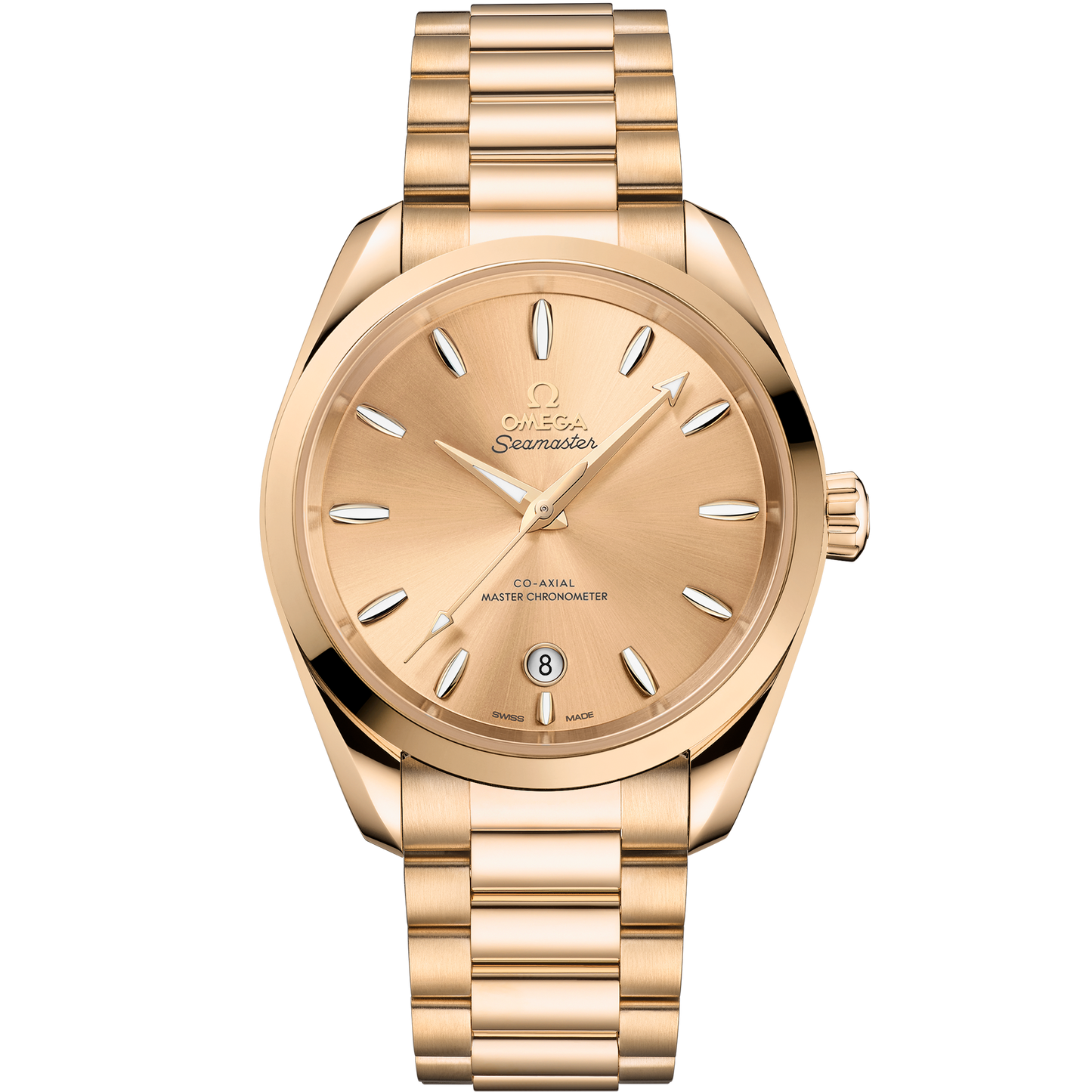 Seamaster Aqua Terra Shades 38 mm, Moonshine™ gold on Moonshine™ gold - 220.50.38.20.08.001