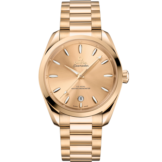 Seamaster Aqua Terra Shades 38 mm, Moonshine™ gold on Moonshine™ gold - 220.50.38.20.08.001