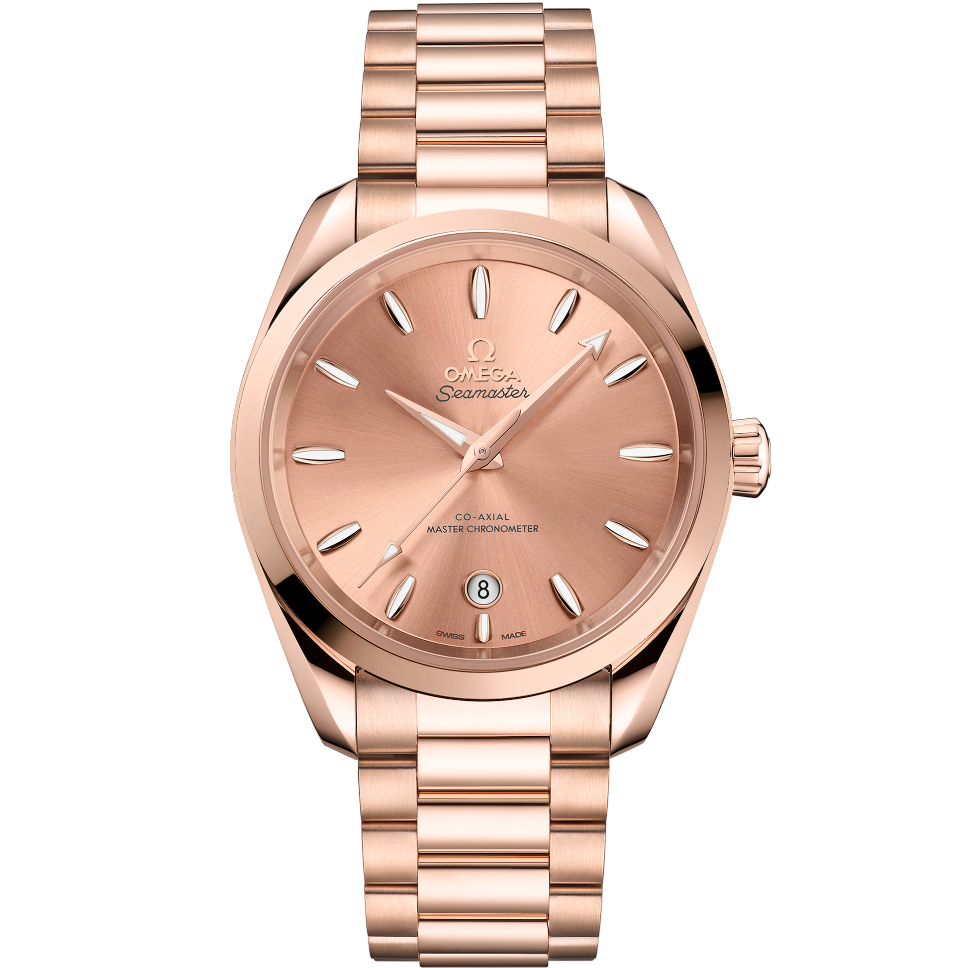Seamaster Aqua Terra Shades 38 mm, Sedna™ gold on Sedna™ gold - 220.50.38.20.10.001