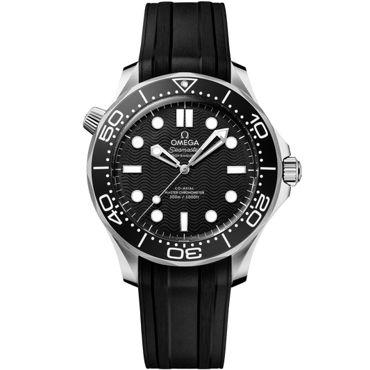 Seamaster Diver 300M 42 mm, steel on rubber strap - 210.32.42.20.01.003