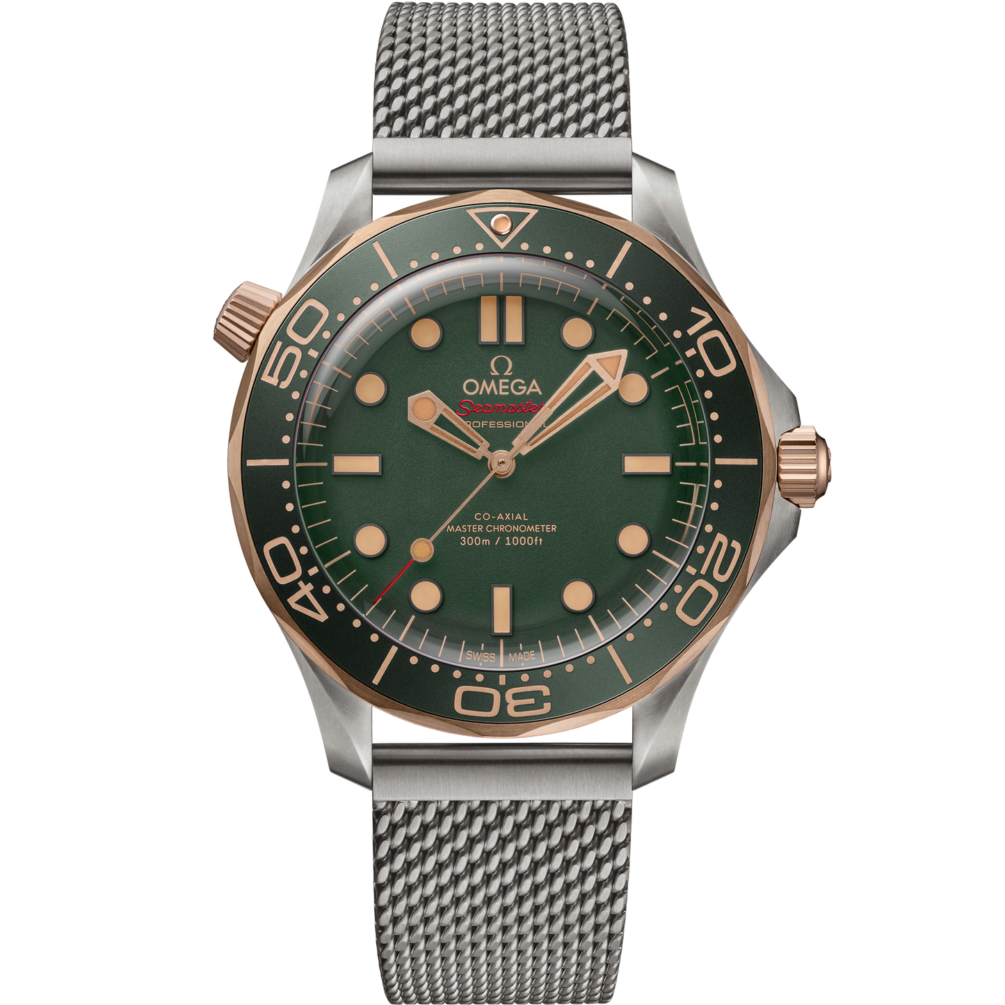 Seamaster Diver 300M 42 mm, titanium - Bronze gold on titanium - 210.90.42.20.10.001
