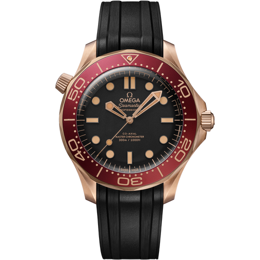 Seamaster Diver 300M 42 mm, Bronze gold on rubber strap - 210.92.42.20.01.003