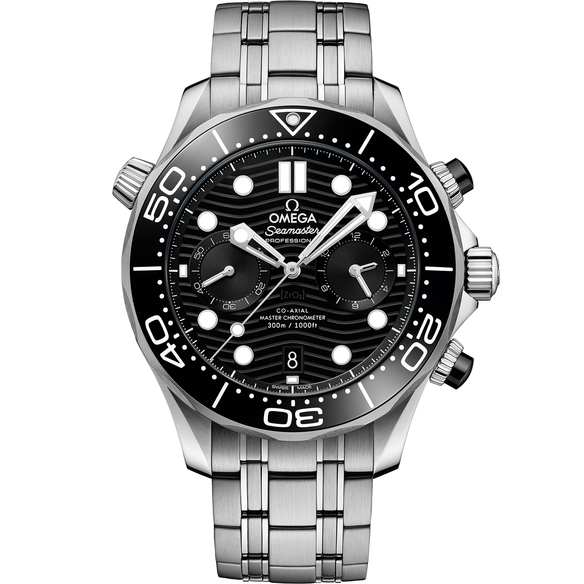 Seamaster Diver 300M 44 mm, steel on steel - 210.30.44.51.01.001