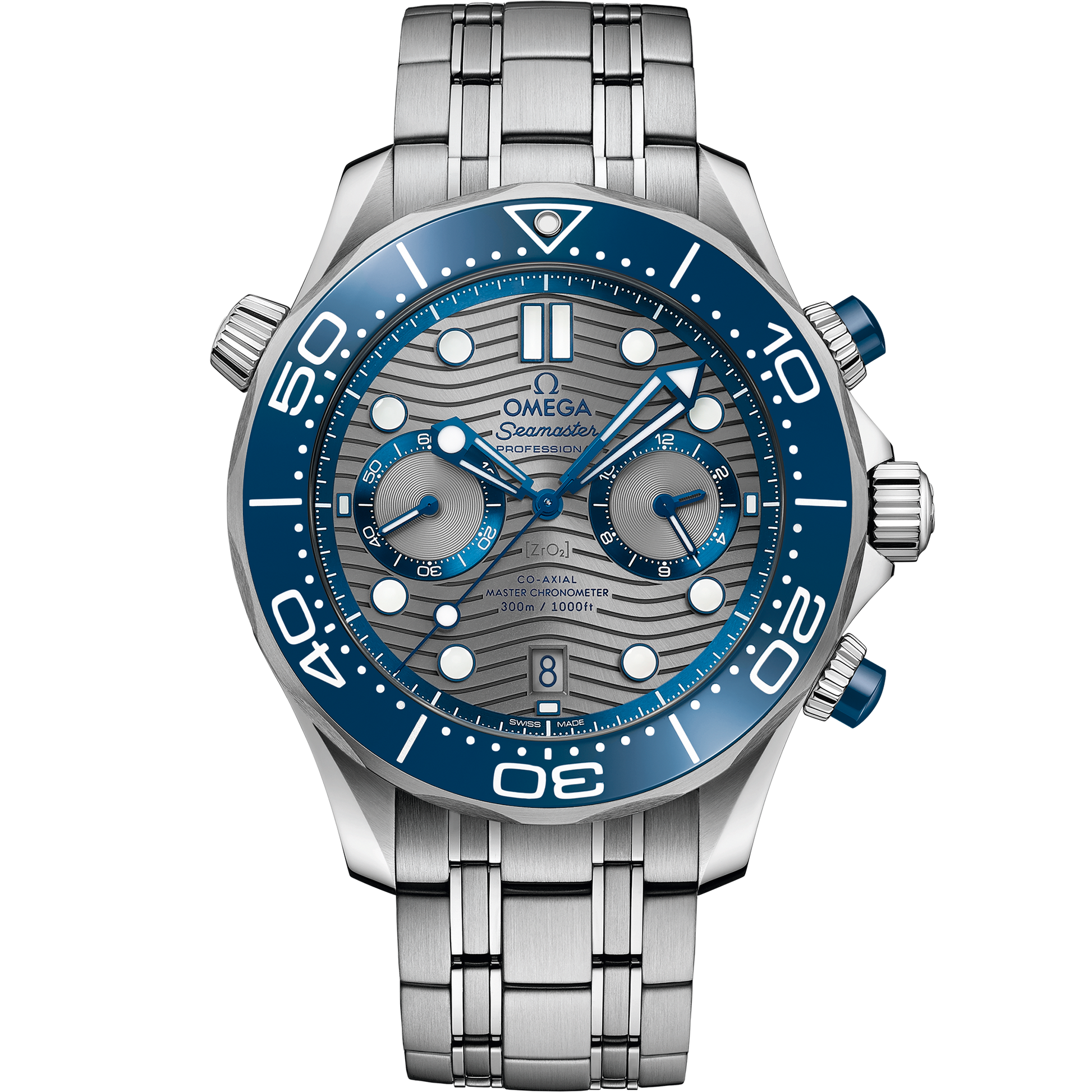 Seamaster Diver 300M 44 mm, steel on steel - 210.30.44.51.06.001