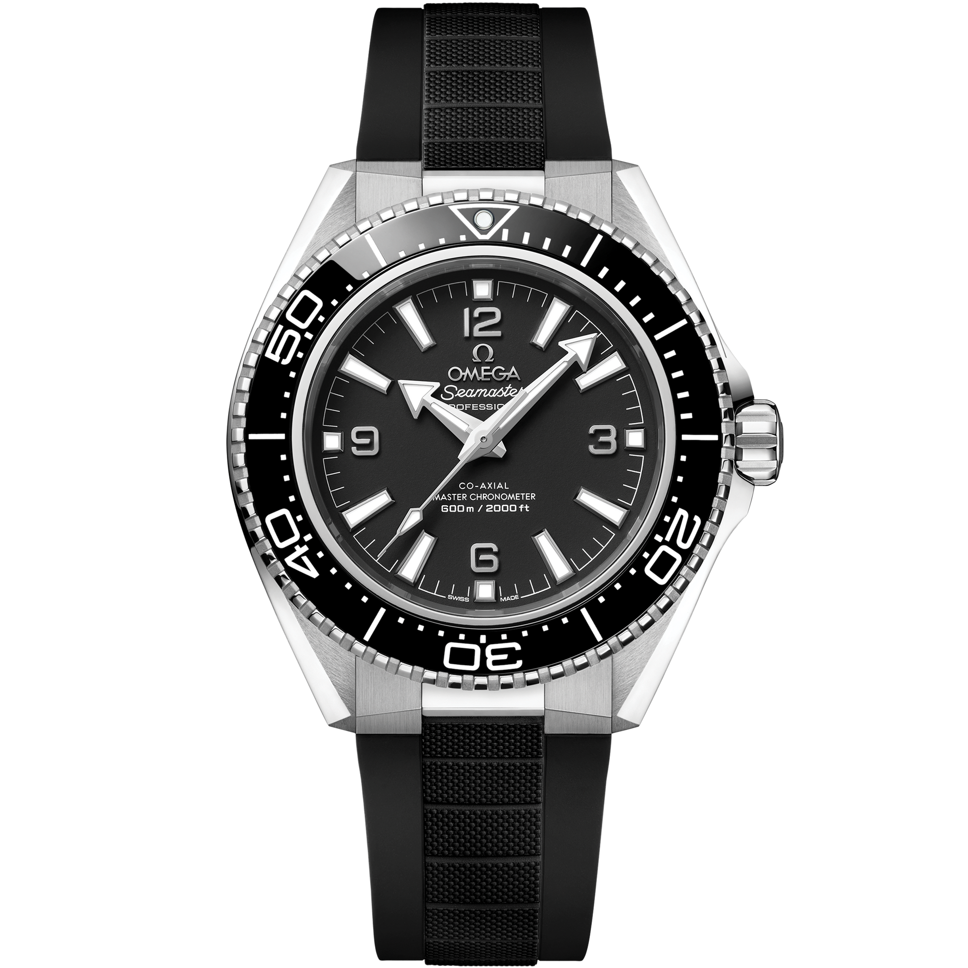 Seamaster Planet Ocean 600M 42 mm, steel on rubber strap - 217.32.42.21.01.001