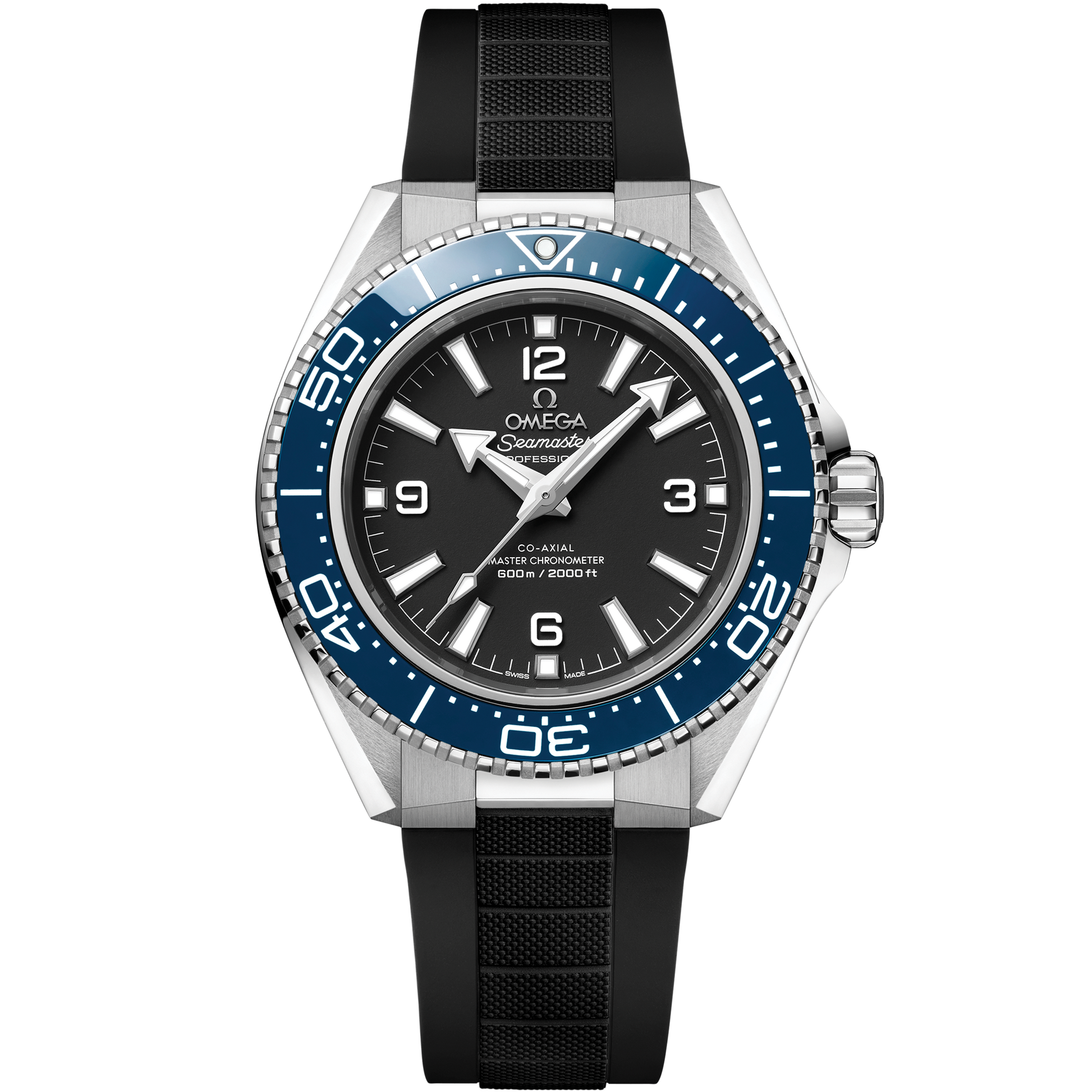 Seamaster Planet Ocean 600M 42 mm, steel on rubber strap - 217.32.42.21.01.002