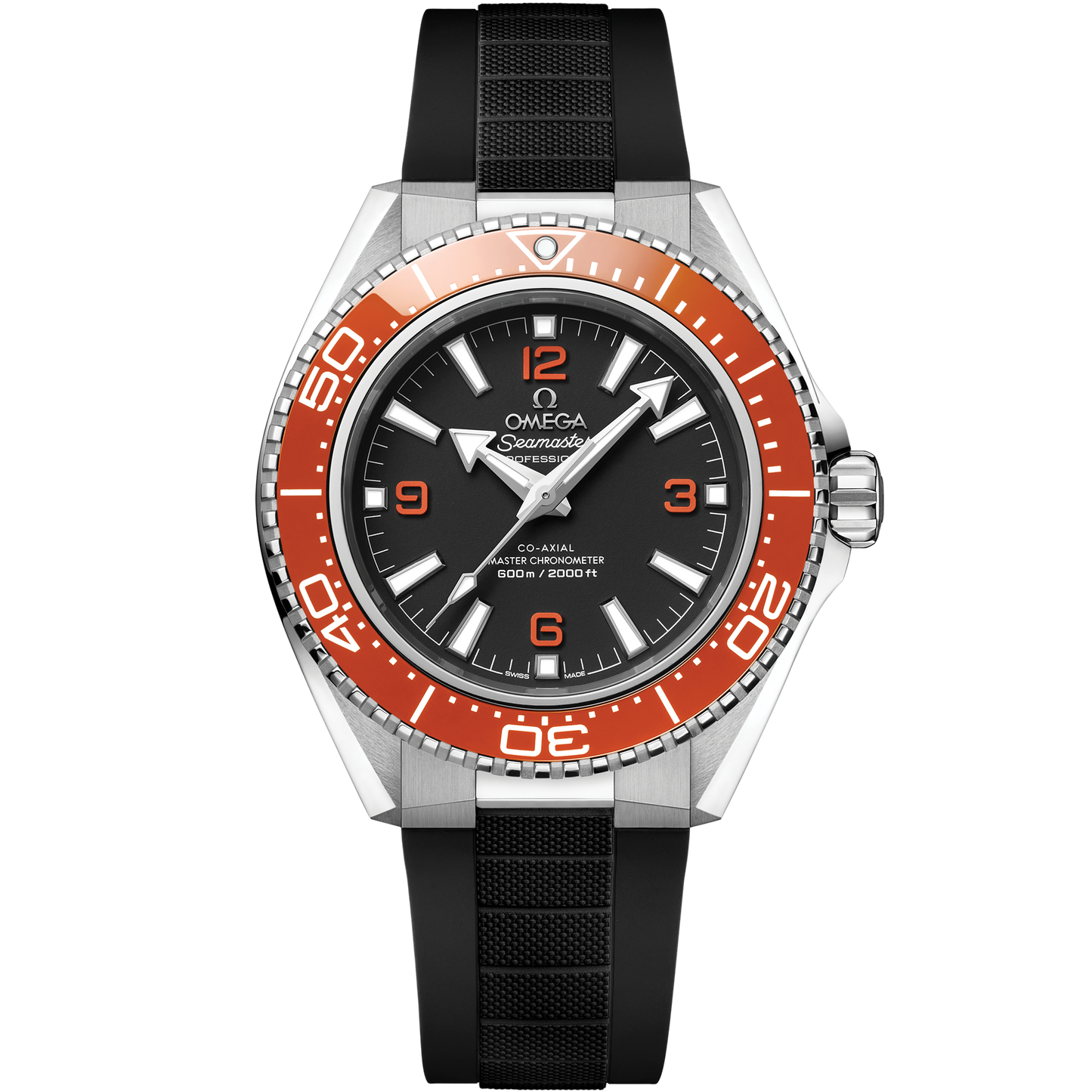 Seamaster Planet Ocean 600M 42 mm, steel on rubber strap - 217.32.42.21.01.003
