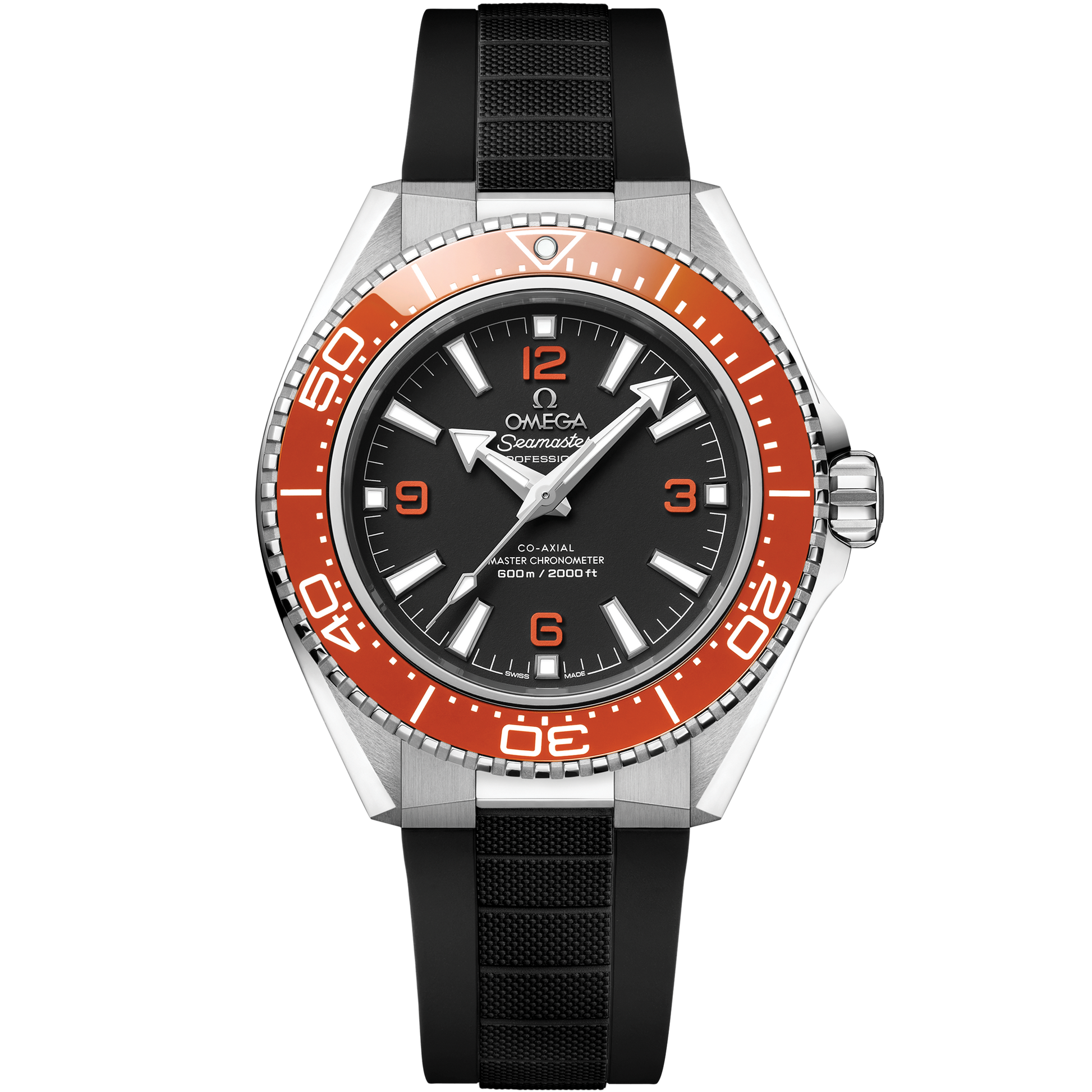 Seamaster Planet Ocean 600M 42 mm, steel on rubber strap - 217.32.42.21.01.003