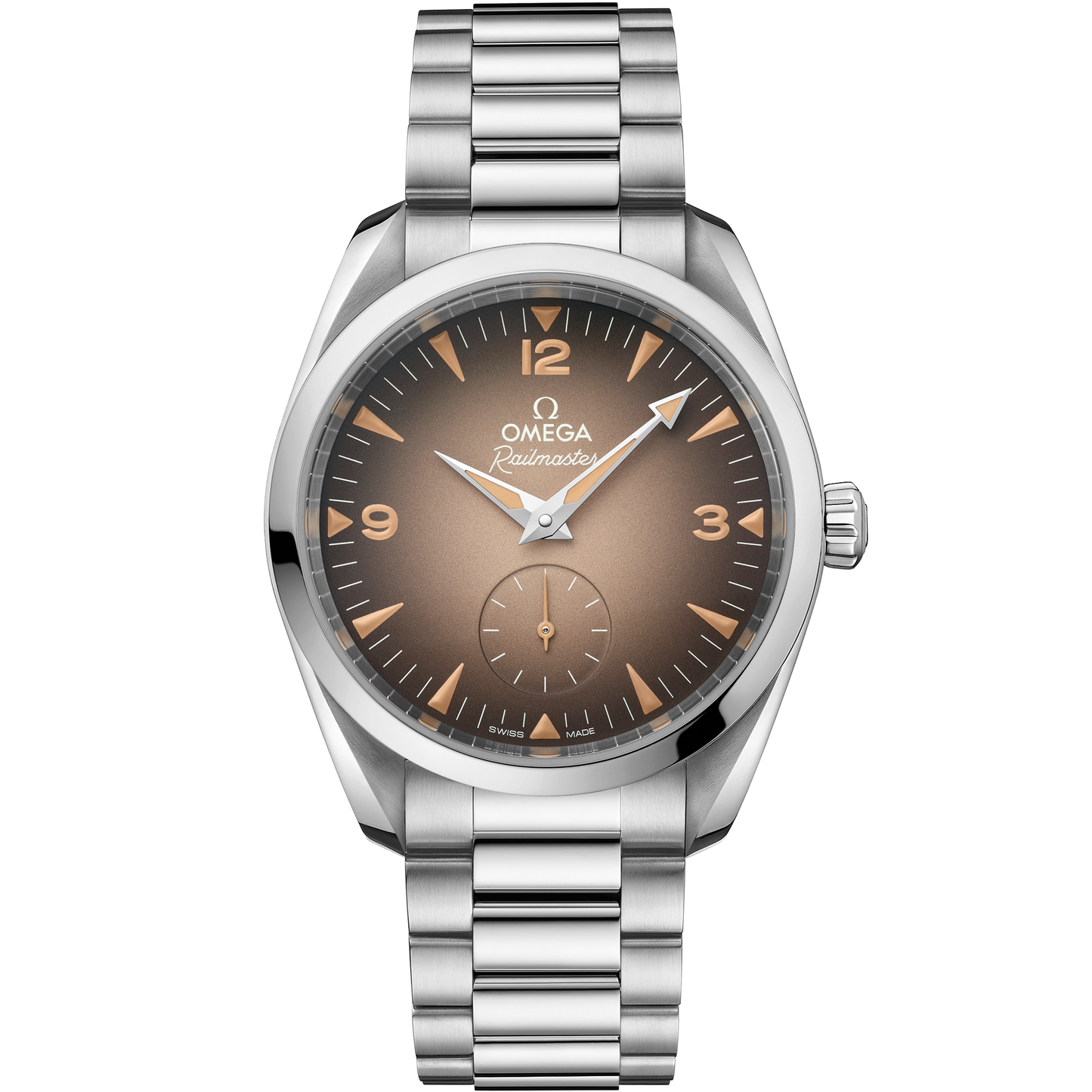 Seamaster Railmaster 38 mm, steel on steel - 235.10.38.20.13.001