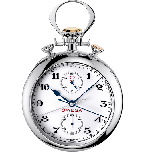 Specialities Olympic Pocket Watch 1932 70 mm, white gold - 5110.20.00