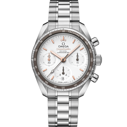 Speedmaster 38 mm, steel on steel - 324.30.38.50.02.001