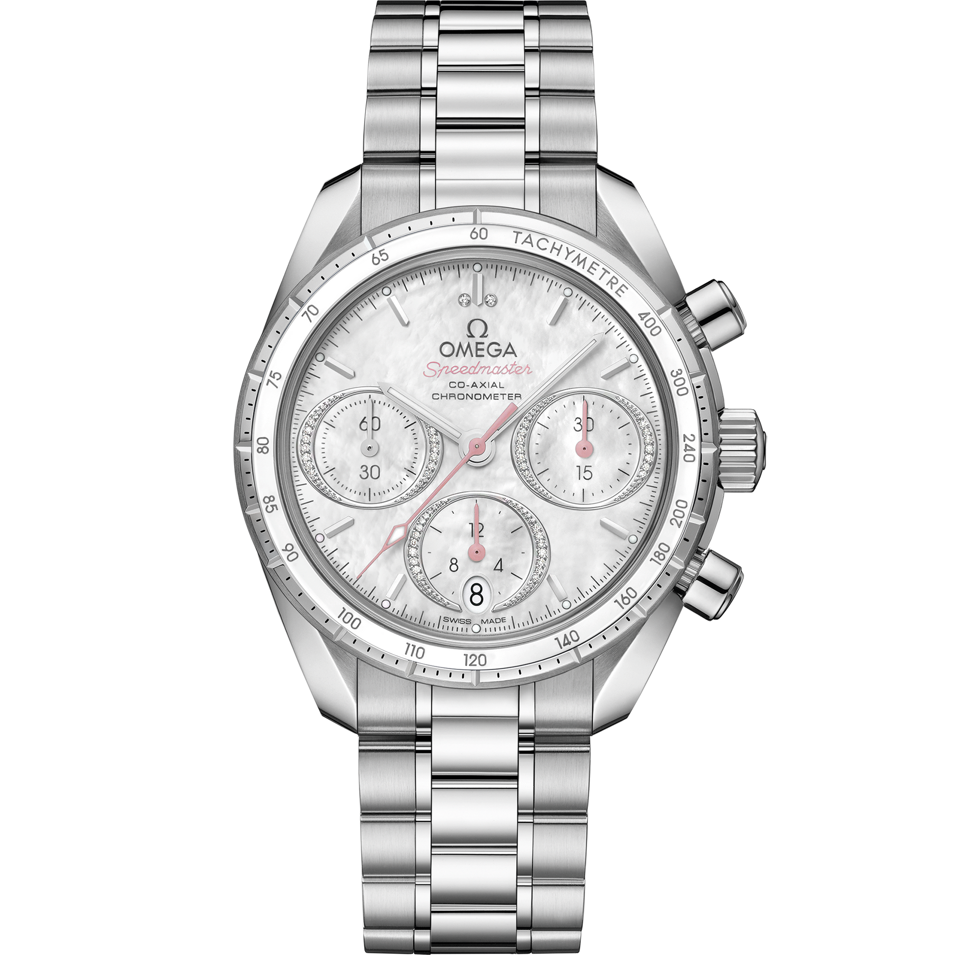 Speedmaster 38 mm, steel on steel - 324.30.38.50.55.001